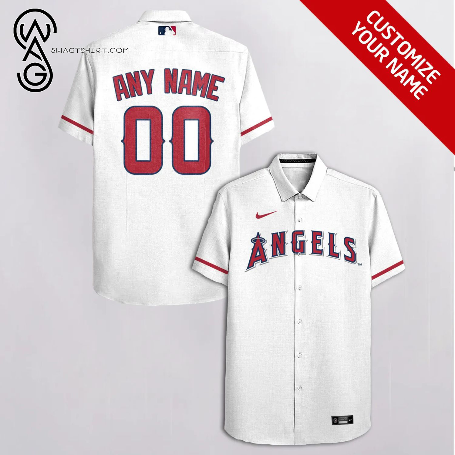 [Top Trending] Los Angeles Angels Full Printing Personalized Hawaiian Shirt